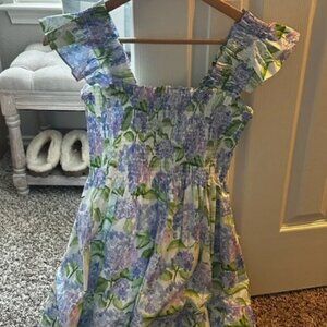 Hill House Home Elizabeth Mini Blue Hydrangea SMALL dress